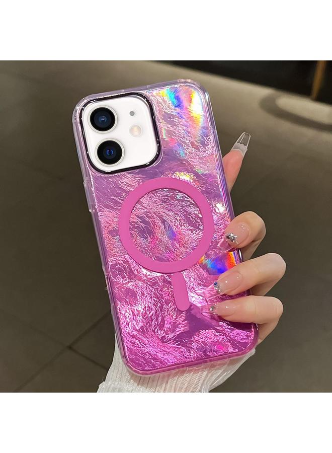 Zaboon Case For iPhone 12 Plating Gradient Glacier Texture MagSafe Phone Case - Image 1