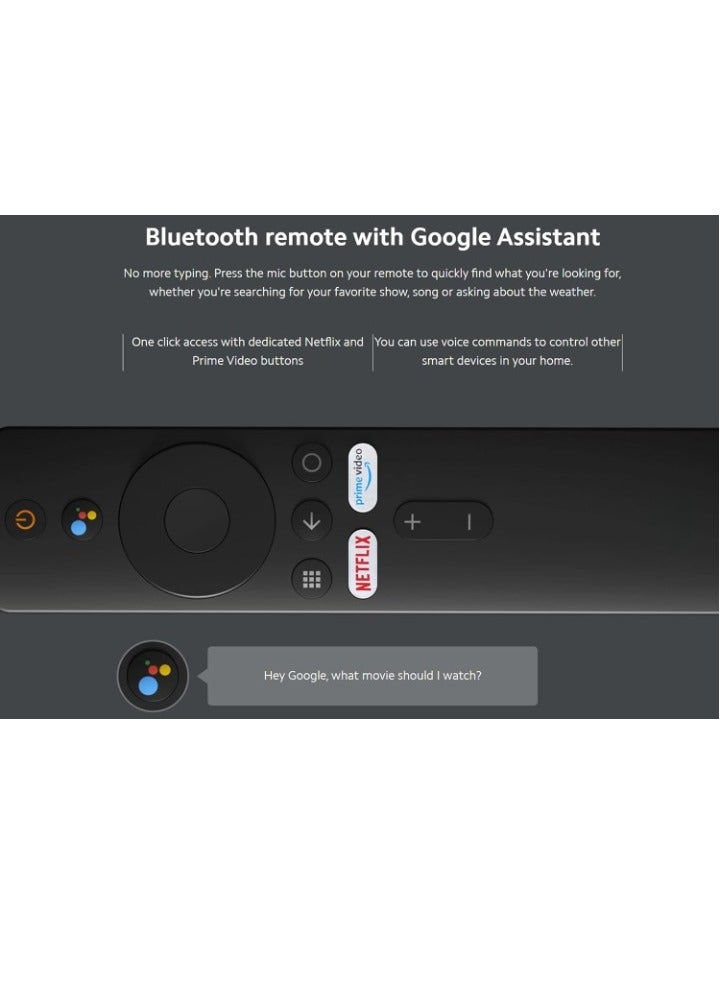 REBENUO جهاز تلفاز مع Chromecast مدمج – مشغل وسائط بدقة Full HD 1080p (موديل MDZ-24) باللون الأسود – بث سلس لـ Netflix وYouTube وAmazon Prime والمزيد – تصميم محمول مدمج مع إعداد سهل لأي منفذ HDMI للتلفاز - Image 5