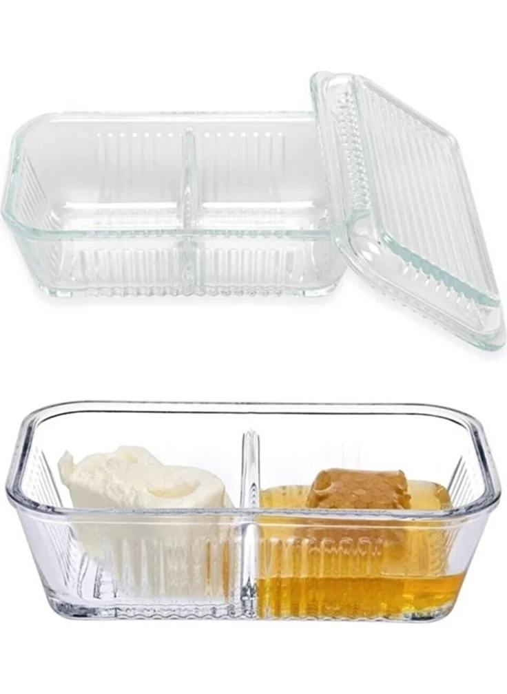 Paşabahçe 96764 Storage Container with Compartments, Breakfast Bowl