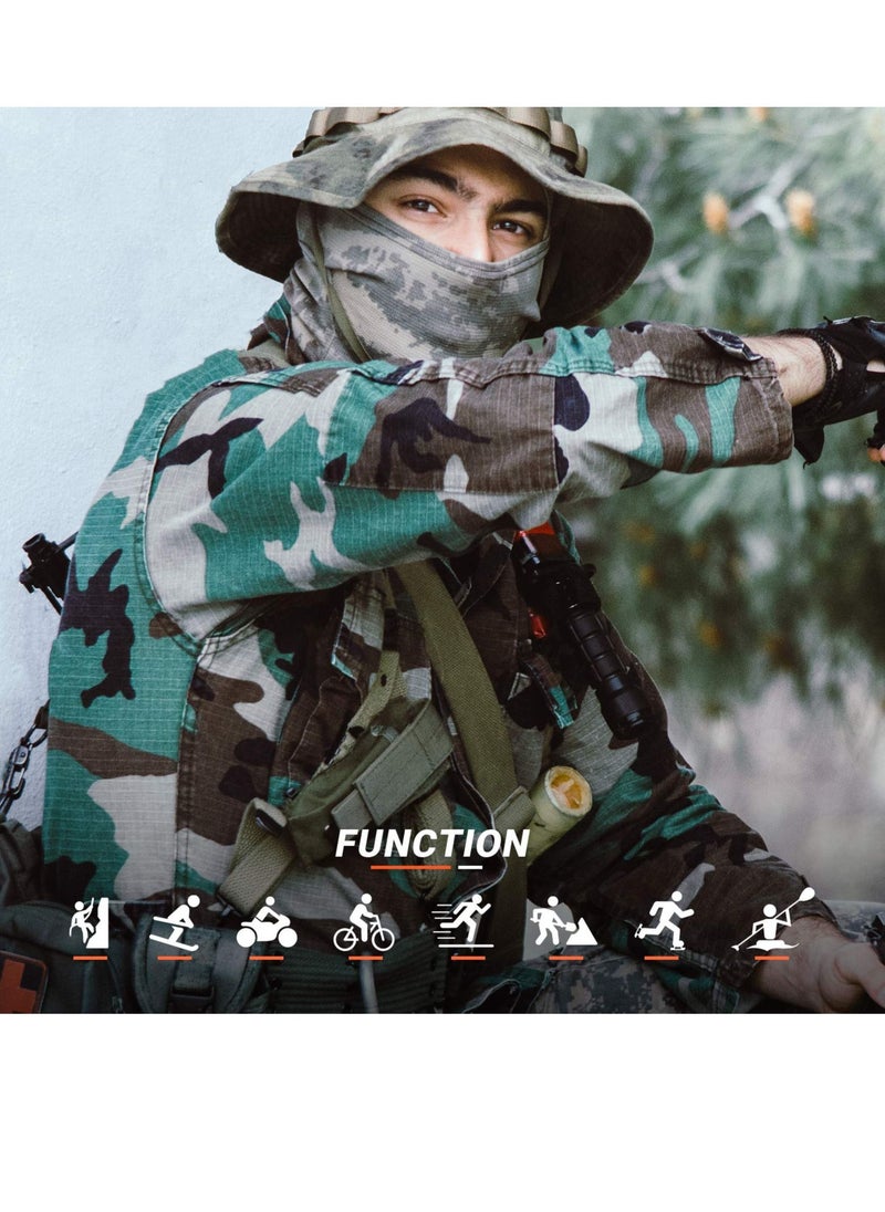 SYOSI - Balaclava Face Mask Motorcycle Cycling Balaclavas Ski Mask Balaclava UV Protection Helmet Liner Windproof Outdoor Head wear Men Women - Image 1