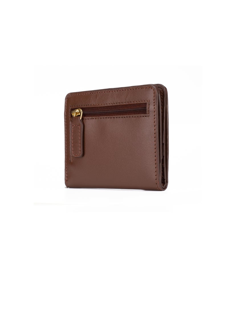 SKENZBI Women's Wallet Bifold Genuine Leather Rfid Blocking Ladies Mini Purse  - Image 5