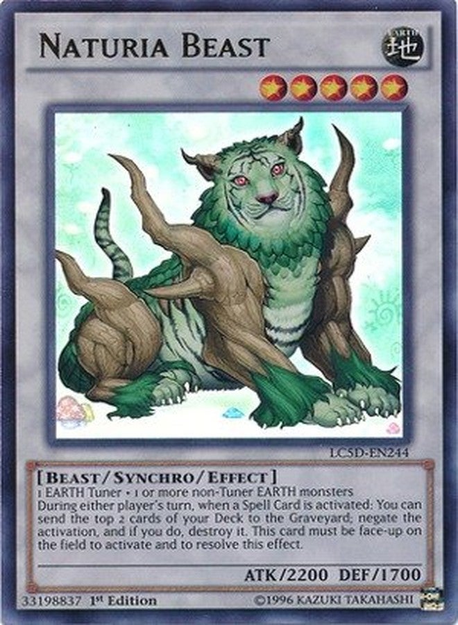 YU-GI-OH! - Naturia Beast (LC5D-EN244) - Legendary Collection 5D's Mega Pack - 1st Edition - Ultra Rare