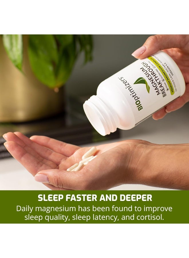 BiOptimizers Magnesium Breakthrough - version 4 - Natural Sleep and Brain Supplement - 30 caps - Image 5