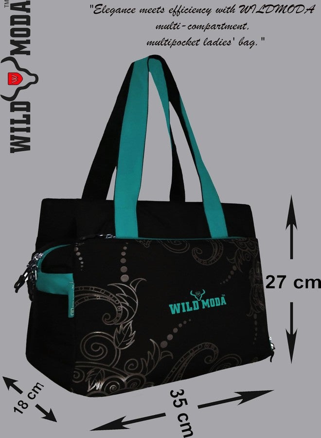 WILD MODA Women's Casual Zipper Shoulder Bag, Multicolor - Image 4