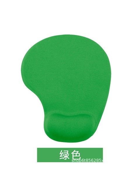 Small Silicone Computer Game Wrist Rest Mouse Pad Solid Color Hand Wrist Support Cushion Simple Comfortable Rest Mouse Pad Green