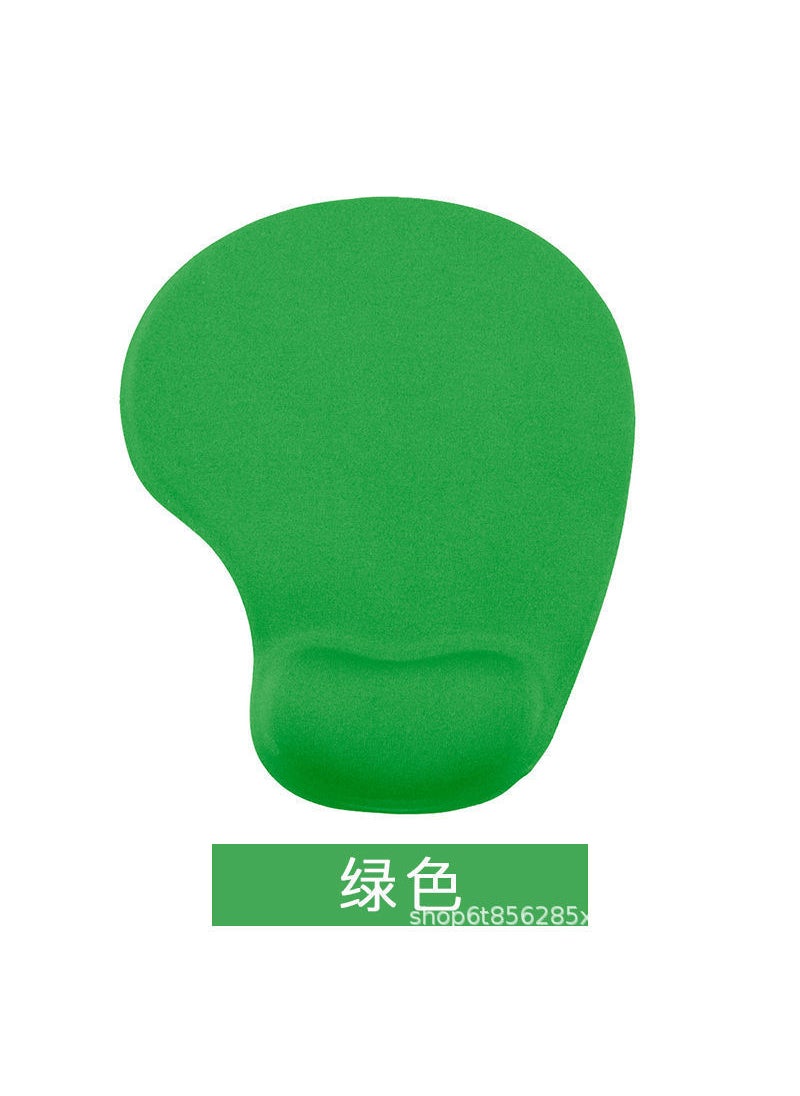 Small Silicone Computer Game Wrist Rest Mouse Pad Solid Color Hand Wrist Support Cushion Simple Comfortable Rest Mouse Pad Green
