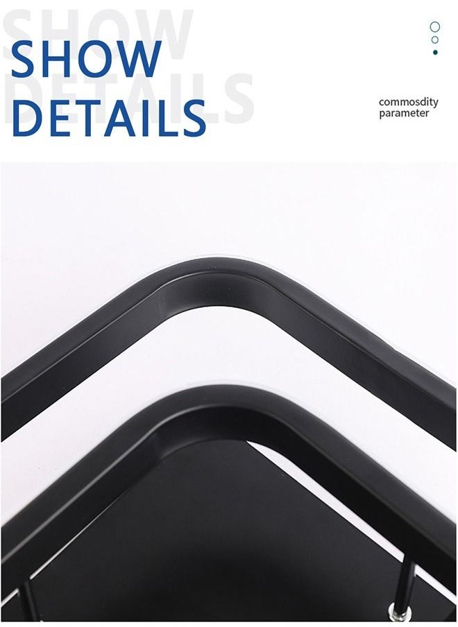 Haikomin - LED Hallway Access Ceiling Light Balcony Aisle Light Home Foyer Kitchen Ceiling Light Black - Image 1