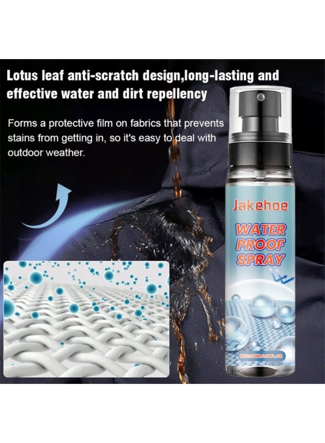 Jakehoe Nano Rain & Stain Waterproof Spray, Shoe Protector & Water Repellent for All Shoes, Bags & Fabrics – Nano Technology, Long-lasting Protection, Chrome Finish (1Pcs 100ml)  - Image 5