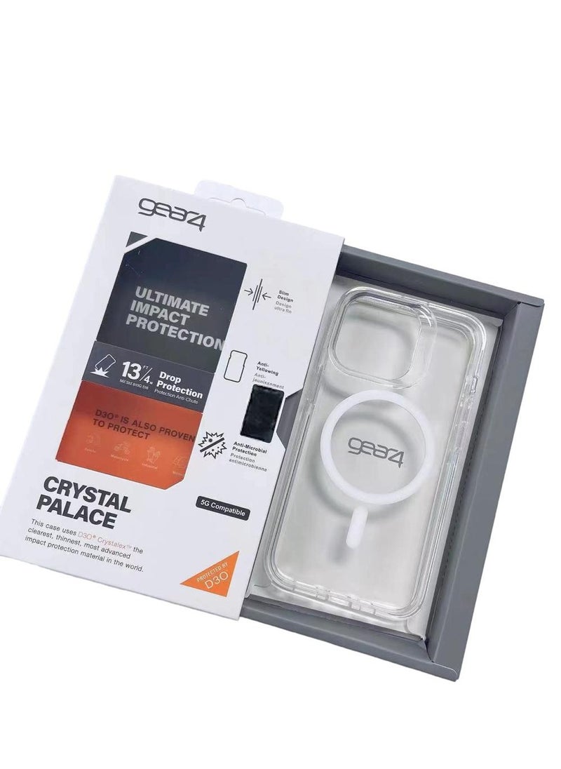 Gear4 - Protective Case Cover With Magsafe for Apple iPhone 13 Clear - Image 1