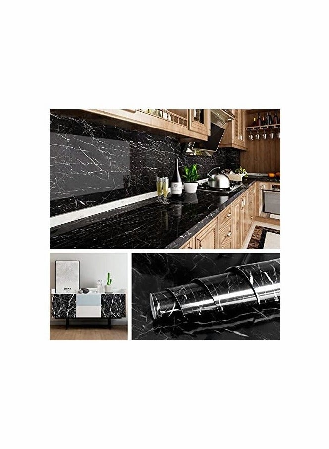 KASTWAVE Marble Wallpaper Peel and Stick Countertops Waterproof Wall Paper - Image 1
