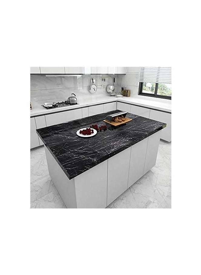 KASTWAVE Marble Wallpaper Peel and Stick Countertops Waterproof Wall Paper - Image 4
