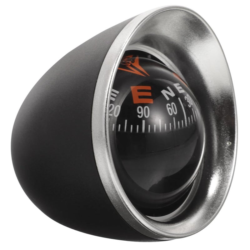 Vehicle Dashboard Compass Ball with Mount for Off Road Boat RV Automotive Interior Navigation - Image 2