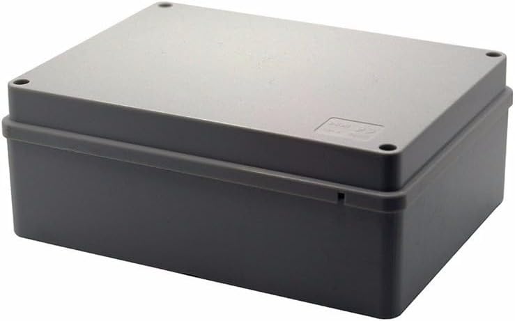 PVC Junction Box Grey, Weather Proof, Assorted Sizes (190 x 140 x 80)