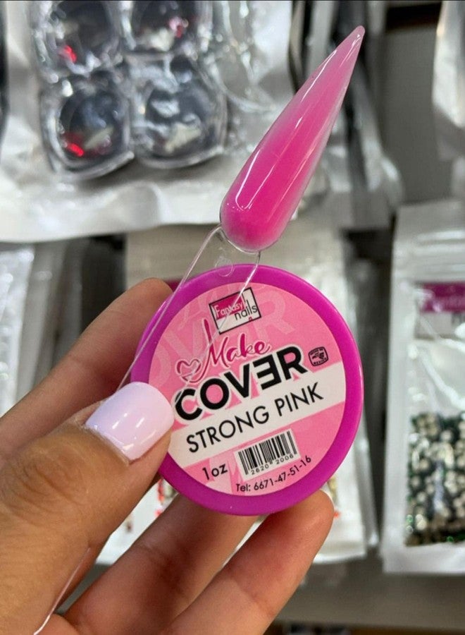 Fantasy Nails Acrylic Cover Strong Pink Powder, 2 oz - Image 4