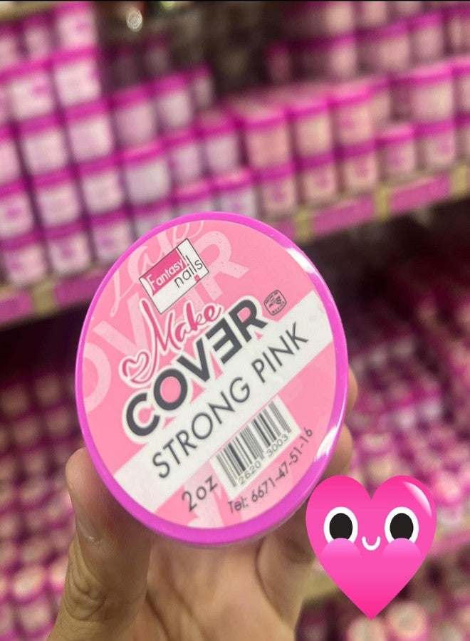 Fantasy Nails Acrylic Cover Strong Pink Powder, 2 oz - Image 3