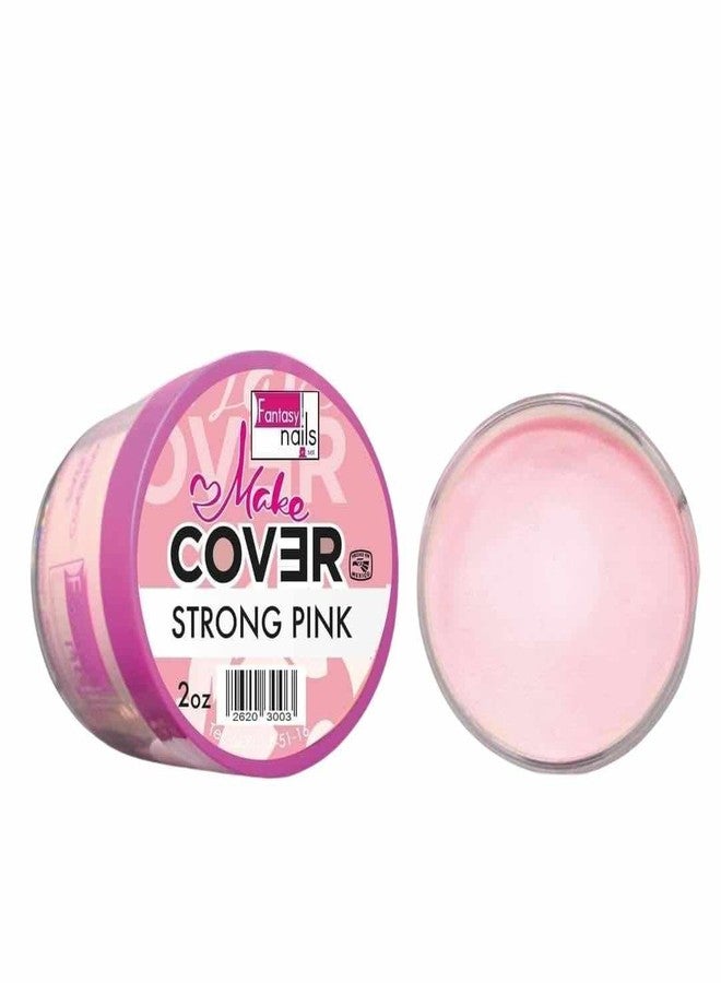 Fantasy Nails Acrylic Cover Strong Pink Powder, 2 oz - Image 1