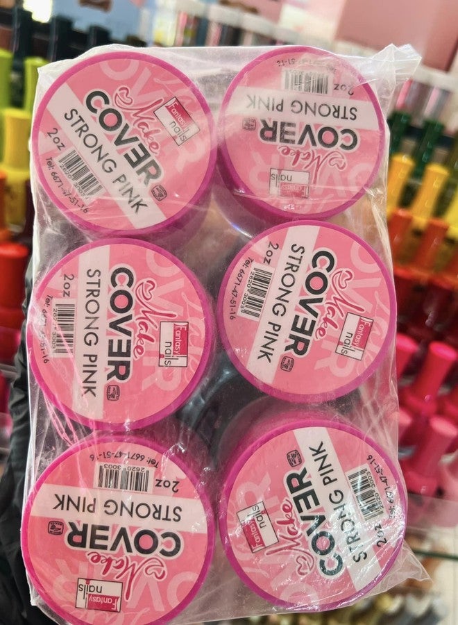 Fantasy Nails Acrylic Cover Strong Pink Powder, 2 oz - Image 2