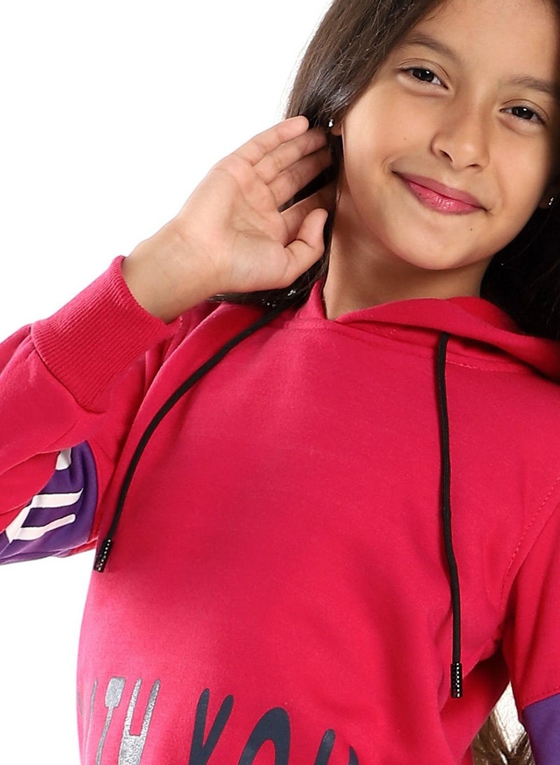 Caesar Printed Girls Training Suit - Image 4