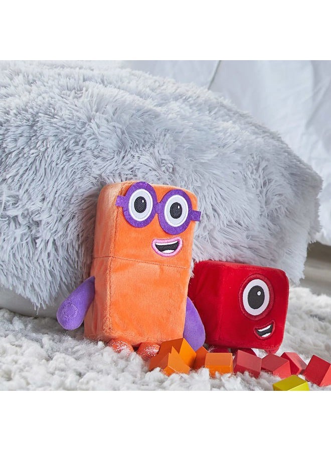 hand2mind Numberblocks One & Two Playful Pals, Plush Figure Toys, Numbers for Toddlers, Preschool Math Learning Toys, Stuffed Animal Plushies, Counting Blocks, Soft Stuffies, Kids Birthday Gifts﻿﻿﻿﻿ - Image 5