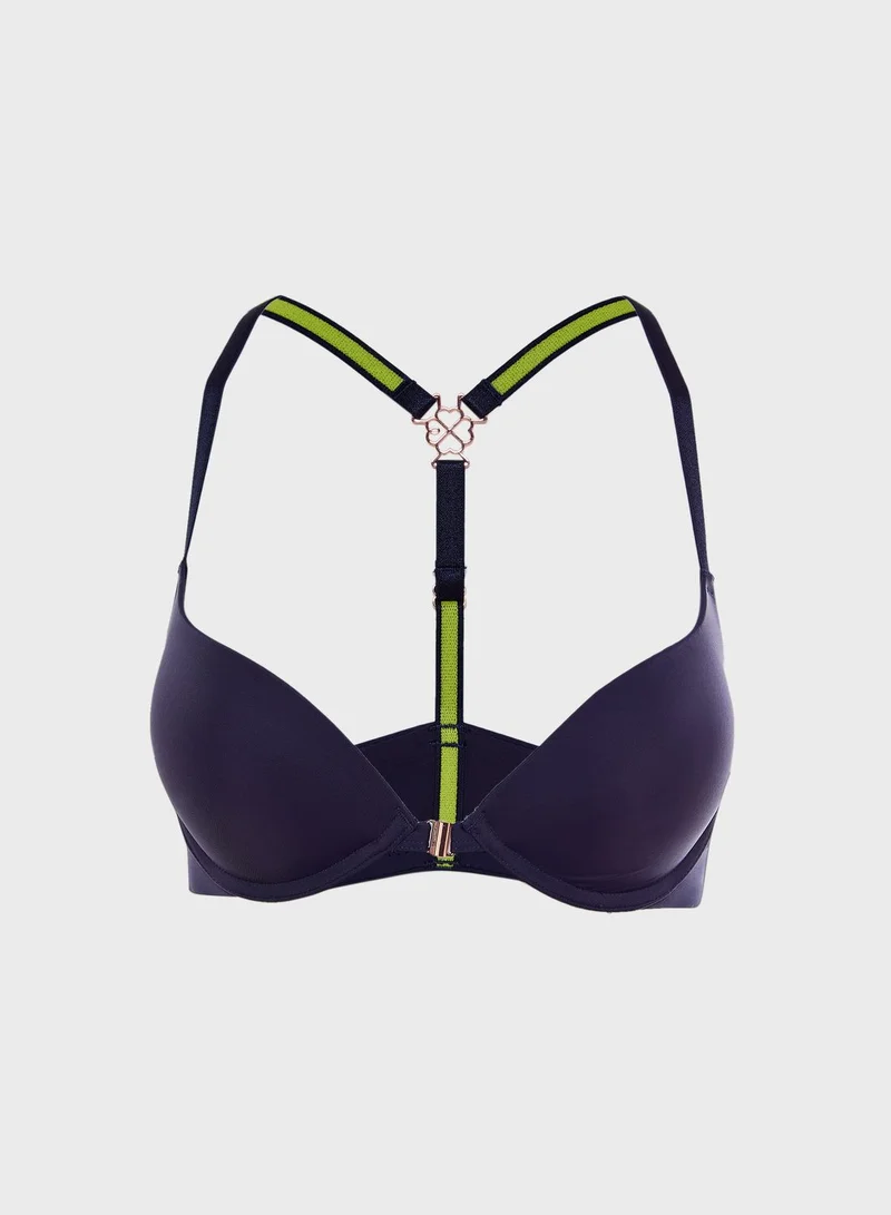 Dorina Push Up Racerback Plunge Bra