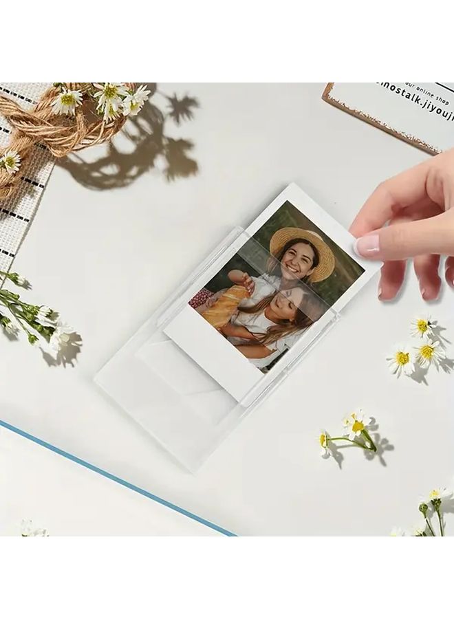 إطار صورة شفاف لصور Fujifilm Instax Mini الفورية، عرض مائدة، هدية - Image 5