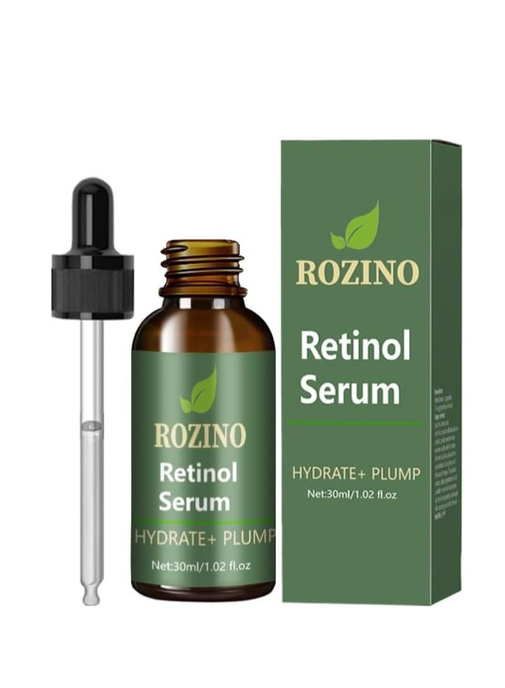 روزينو مصل الريتينول للوجه ، مصل شد وشد الوجه بالريتينول ، مصل الريتينول المضاد للشيخوخة لشد البشرة ، يحفز الكولاجين ، يشد البشرة ، يتقلص المسام وينعيم التجاعيد ، 30 مل - Image 1