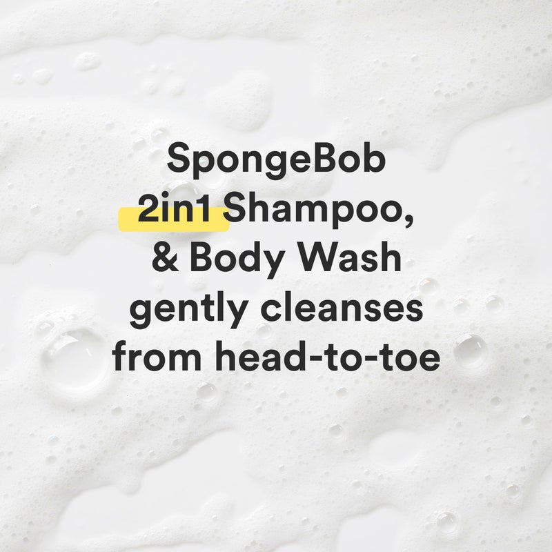 Suave Kids 3-in-1 Spongebob, Tear Free, Body Wash, Shampoo and Conditioners, Dermatologist Tested, 28 Oz Pack of 4 - Image 5