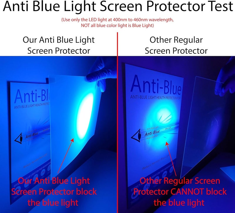 EZ-Pro Screen Protector Premium Anti Blue Light and Anti Glare Screen Protector (3 Pack) for 25 Inches Widescreen Desktop Monitor. Filter Out Blue Light That Relieve Computer Eye Strain and Help You Sleep Better - Image 4