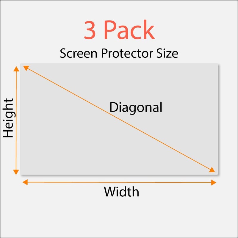 EZ-Pro Screen Protector Premium Anti Blue Light and Anti Glare Screen Protector (3 Pack) for 25 Inches Widescreen Desktop Monitor. Filter Out Blue Light That Relieve Computer Eye Strain and Help You Sleep Better - Image 5