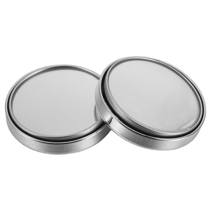 Generic 2pcs Adjustable Desk Monitor Rear View Mirror - Security Privacy Cubicle Mirror for Office Workspace Computer Work Station Accessories - Image 1