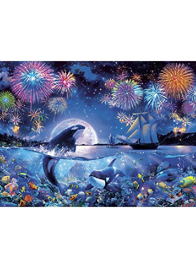 Buffalo Games The Dramatic Night 1000 Piece Jigsaw Puzzle Multicolor 26.75"L X 19.75"W - Image 2