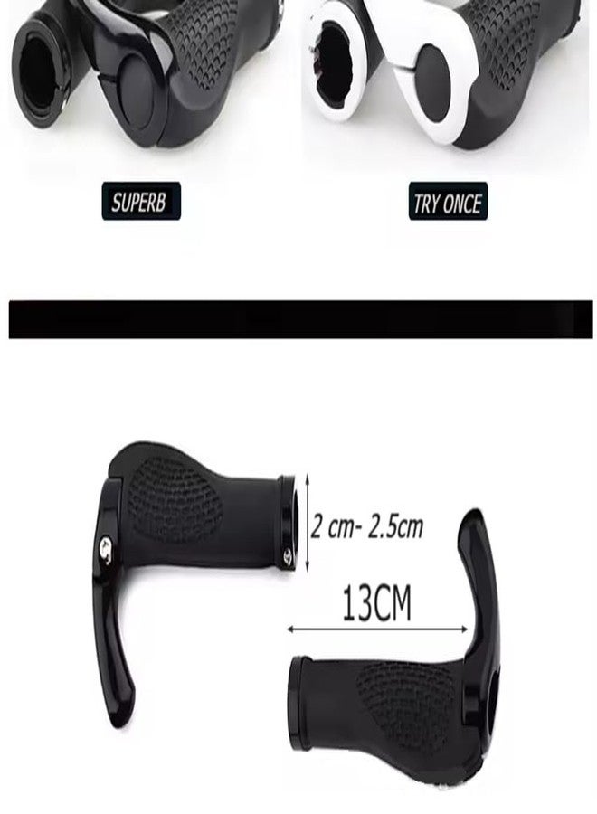 Wavva® Mountain Bicycle Grips with Vice Handlebar MTB Bike Rubber Shockproof Comfortable Handlebar Durable Anti-Slip for Cycling. (Multi-Color) - Image 5