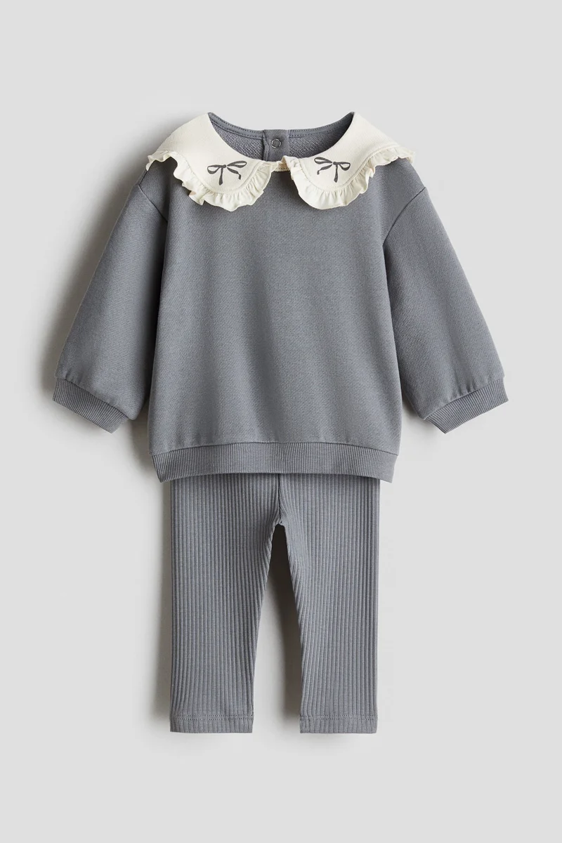 اتش اند ام 2-piece sweatshirt and leggings set
