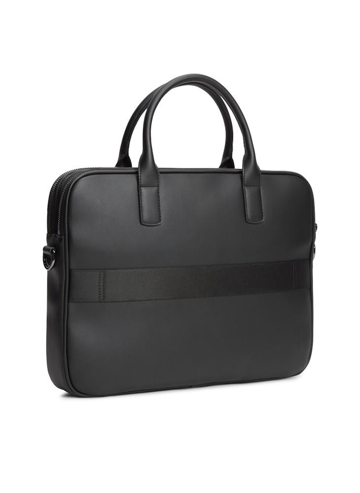 TOMMY HILFIGER Woven Panel Laptop Bag - Image 2
