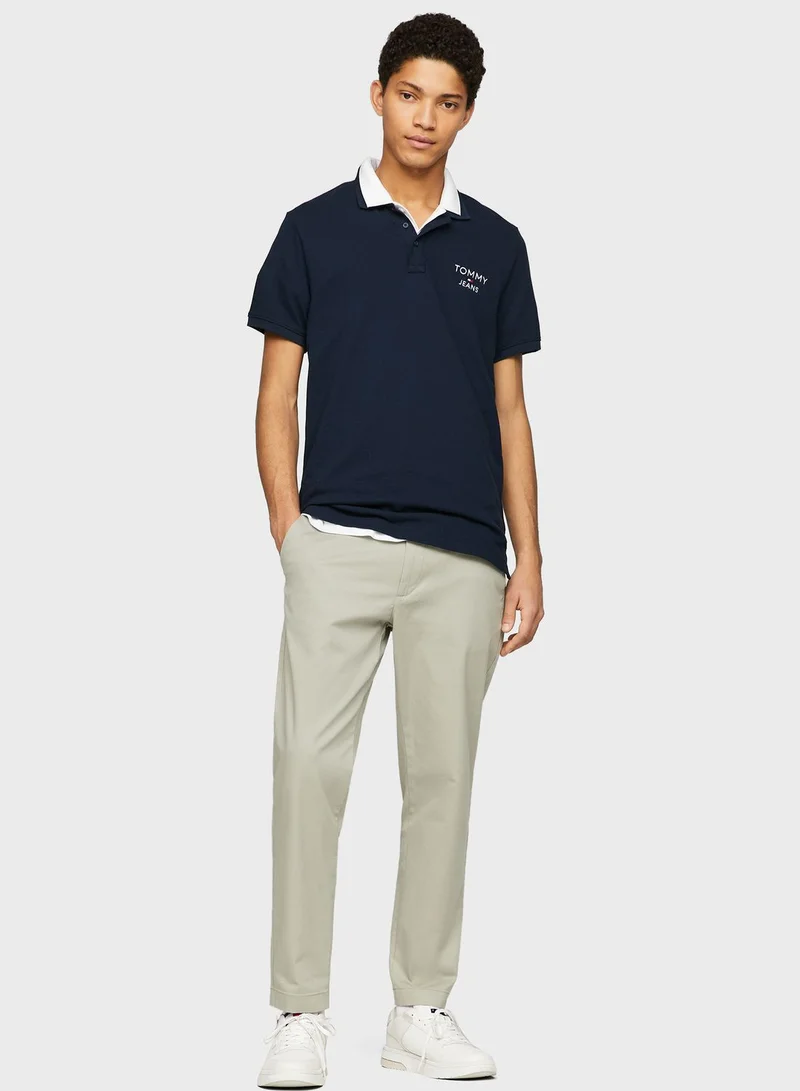 TOMMY JEANS Logo Polo