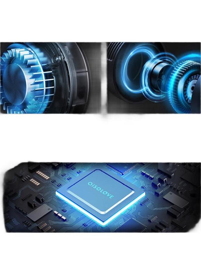 SOLOVE F7 Neck Fan, Head-Mounted, Portable, Foldable, Small, Lazy, Neck-Hanging, Usb, Mini Fan For Summer, Outdoor Sports, Simple, Personal, Mini Electric Fan, Rainbow Color - Image 3