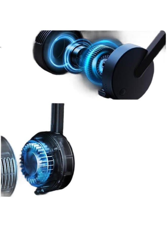 SOLOVE F7 Neck Fan, Head-Mounted, Portable, Foldable, Small, Lazy, Neck-Hanging, Usb, Mini Fan For Summer, Outdoor Sports, Simple, Personal, Mini Electric Fan, Rainbow Color - Image 1