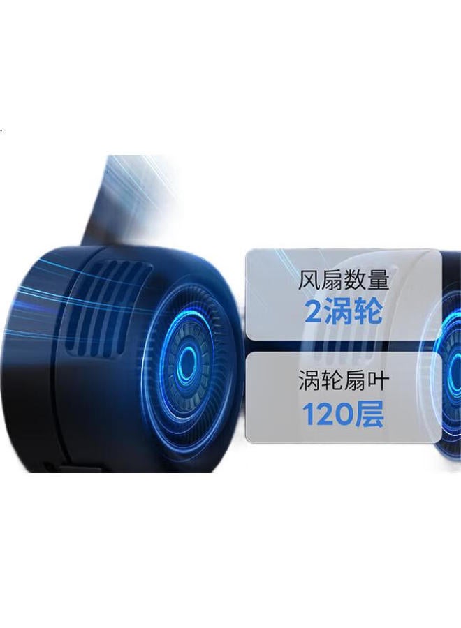 SOLOVE F7 Neck Fan, Head-Mounted, Portable, Foldable, Small, Lazy, Neck-Hanging, Usb, Mini Fan For Summer, Outdoor Sports, Simple, Personal, Mini Electric Fan, Rainbow Color - Image 2