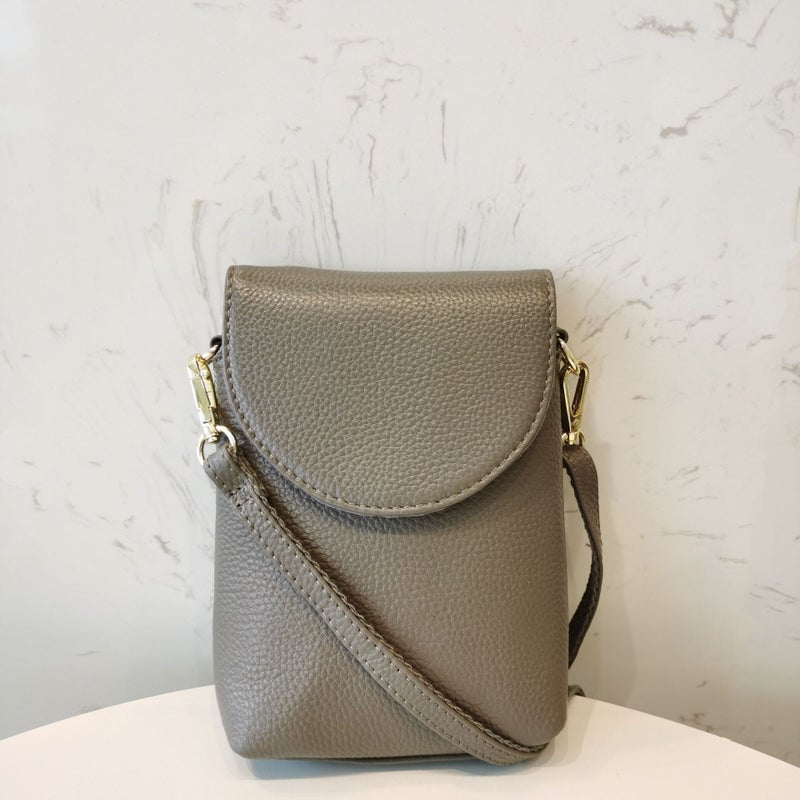 Top Layer Cowhide Mobile Phone Bag Mini Small Bag Women'S Bag All-Match Genuine Leather Women'S Coin Purse Crossbody Bag - Image 1