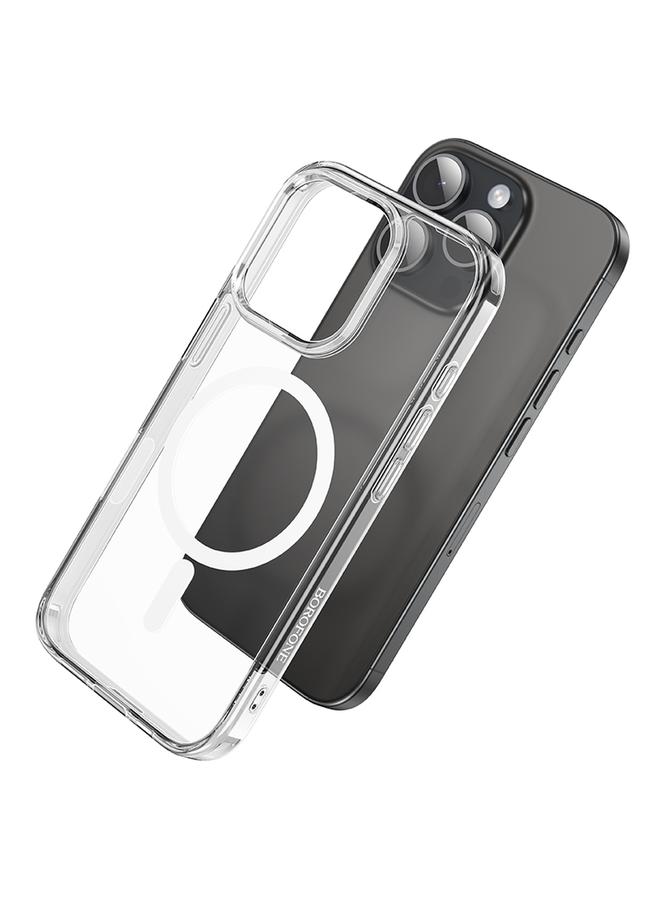 BOROFONE Case For iPhone 16 Pro BOROFONE BI5 Ice Shield Series MagSafe Magnetic Phone Case - Image 4