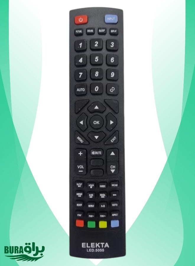 BURAQ Compatible Remote Control For Elekta Eled-5055 Led Remote