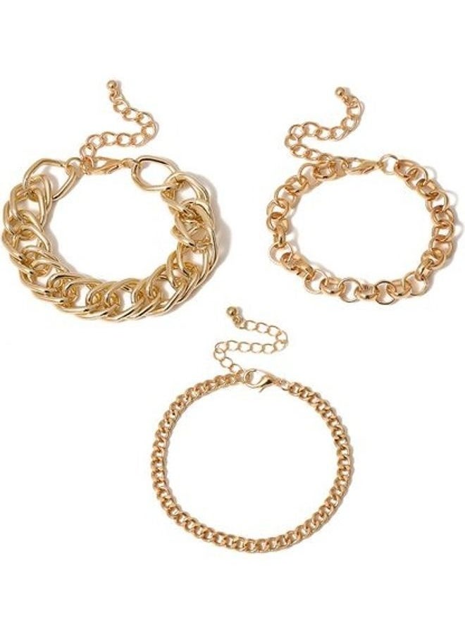 NIBEMINENT - 3-Piece Fashion Bracelet Set - Image 1
