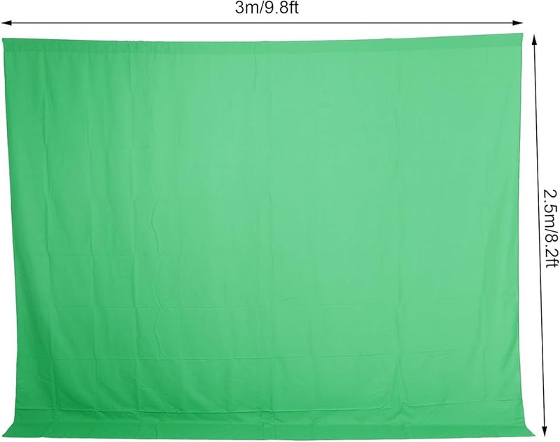 يوسو 3 × 2.5 متر خلفية شاشة خضراء من البوليستر والقطن للتصوير وبث الفيديو - Image 3