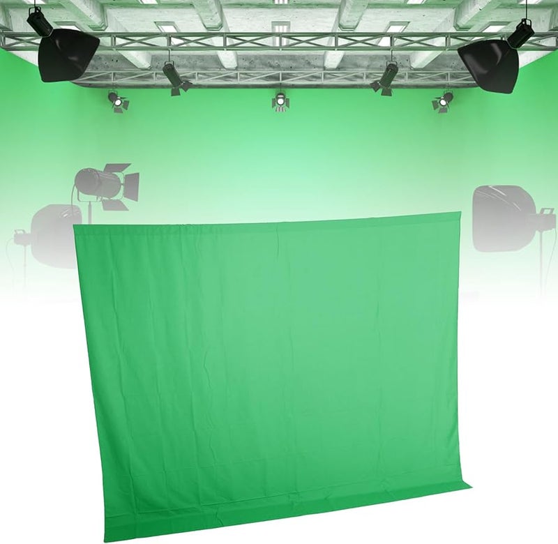 يوسو 3 × 2.5 متر خلفية شاشة خضراء من البوليستر والقطن للتصوير وبث الفيديو - Image 5