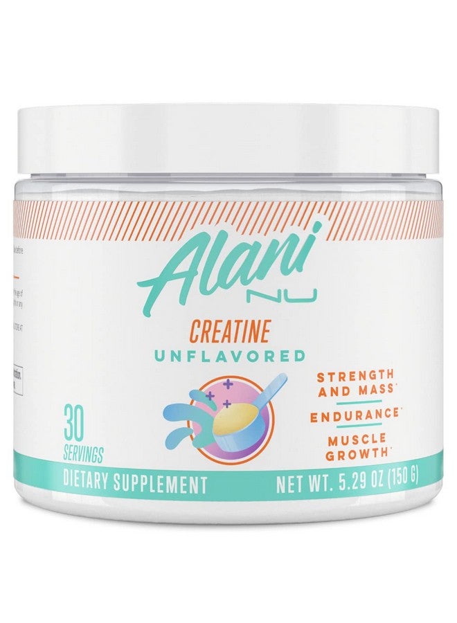 Alani Nu Alani Nu Creatine Monohydrate Powder | Unflavored | Micronized Creatine Powder | Gluten Free | Sugar Free | Vegan | 30 Servings  - Image 1