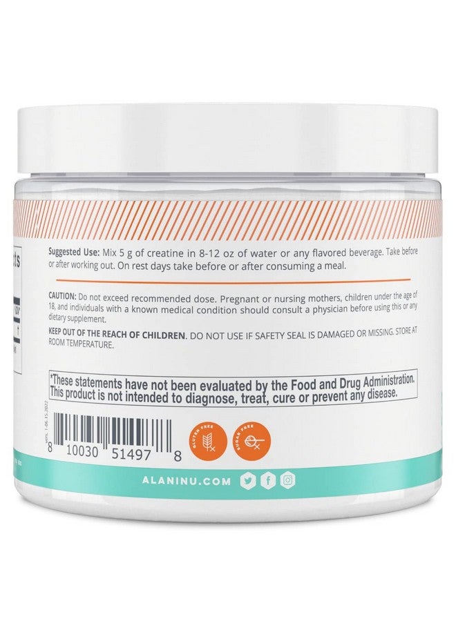 Alani Nu Alani Nu Creatine Monohydrate Powder | Unflavored | Micronized Creatine Powder | Gluten Free | Sugar Free | Vegan | 30 Servings  - Image 2