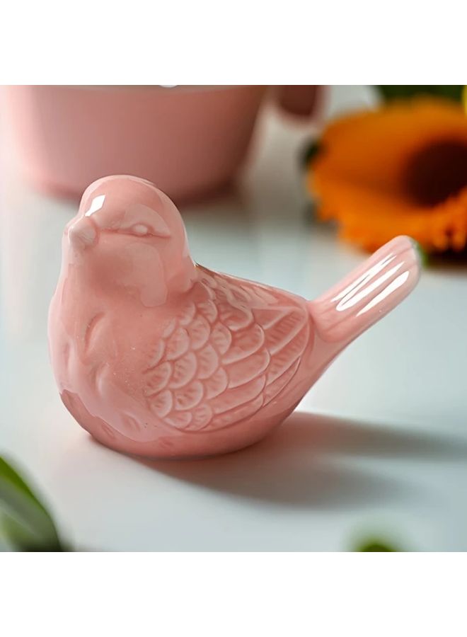 Creative And Simple Home Decoration Cute Ceramic Yellow Bird Desk Decor Christmas Gift For TV Cabinet Wine Cabinet Shelf - Image 5
