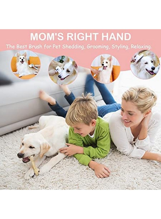 فرشاة تنظيف ذاتية التلميع - نصائح نهائية لفرشاة الكلاب للتخلص من الشعر المتساقط، فرشاة إزالة التشابك والعناية بالحيوانات الأليفة تزيل التشابك والفراء المتساقط من فراء الحيوانات الأليفة بسهولة (متعدد الألوان) - Image 4