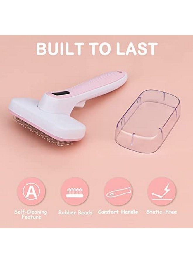 فرشاة تنظيف ذاتية التلميع - نصائح نهائية لفرشاة الكلاب للتخلص من الشعر المتساقط، فرشاة إزالة التشابك والعناية بالحيوانات الأليفة تزيل التشابك والفراء المتساقط من فراء الحيوانات الأليفة بسهولة (متعدد الألوان) - Image 2