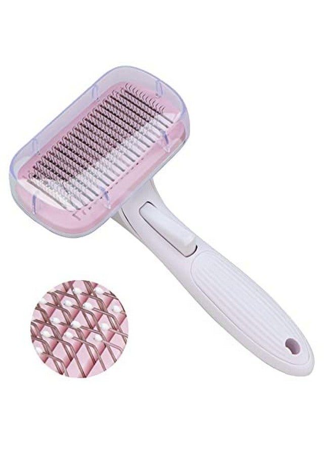 فرشاة تنظيف ذاتية التلميع - نصائح نهائية لفرشاة الكلاب للتخلص من الشعر المتساقط، فرشاة إزالة التشابك والعناية بالحيوانات الأليفة تزيل التشابك والفراء المتساقط من فراء الحيوانات الأليفة بسهولة (متعدد الألوان) - Image 1